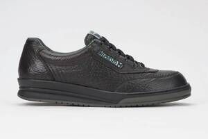 NEW MEPHISTO men's match sneaker in black grain
